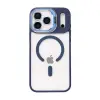 Joko  İphone 17 Pro Max Remim Lensli Magsafe Standlı Kapak - Lacivert