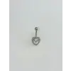 Kalp Detaylı Göbek Piercing - Pg0168