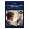 Kameralı 140 Dilde Wifi Özellikli Translator Elektronik Çeviri Cihazı Türkçe Menü