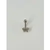Kelebek Detaylı Göbek Piercing - Pg0039
