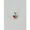 Kelebek Detaylı Göbek Piercing - Pg0053