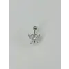 Kelebek Detaylı Göbek Piercing - Pg0055