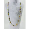 Rodyum  Çelik Erkek Kolye 60 Cm - Ekl0029