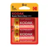 Kodak 2 Adet Çinko Karbon Blister Büyük Pil
