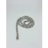 Rodyum Çelik Erkek Kolye 60 Cm - Ekl0050