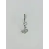 Kuğu Detaylı Göbek Piercing - Pg0100