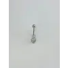Kuru Kafa Detaylı Göbek Piercing - Pg0166
