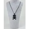Kuru Kafa Figürü Çelik Erkek Kolye - Ekl0100