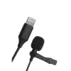 Lightning 2 Metre Double Mikrofon - Siyah