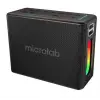 Microlab M60 Vega 15000mAh Batarya  Wireless Mikrofonlu Siyah Gri Usb + Tf Kart + Bluetooth Powerban