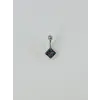 Mistik Topaz Taşlı Göbek Piercing - Pg0044