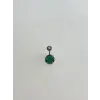 Mistik Topaz Taşlı Göbek Piercing - Pg0009