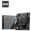 MSI MB PRO H610M-E SOKET 1700 DDR5 5600MHZ(OC) HDMI VGA M.2 USB3.2 1x 1G LAN mATX