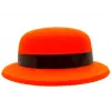 Neon Partisi Turuncu Renk Melon Plastik Parti Şapkası