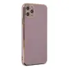 Newface Apple İphone 11 Pro Max Kılıf Volet Silikon - Mor