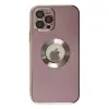 Newface Apple İphone 12 Pro Kılıf Store Silikon - Mor