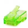 NODAR ND2401 CAT6 EZ RJ45 Konnektör 100 Adet Plastik Kutu - Yeşil (KDO)