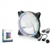 NODAR ND2662 Kasa Fanı Dış Kristal ARGB 120 mm Siyah (KDO)