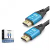 NODAR ND4055 HDMI 2.0 Kablo 4K 60 Hz OD 8.0 mm 20 m Siyah Mavi (KDO)
