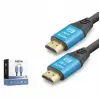 NODAR ND4055 HDMI 2.0 Kablo 4K 60 Hz OD 8.0 mm 20 m Siyah Mavi (KDO)