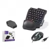 NODAR ND762 Mobil Oyun Klavye Mouse Dönüştürücü Seti RGB Siyah
