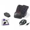 NODAR ND762 Mobil Oyun Klavye Mouse Dönüştürücü Seti RGB Siyah