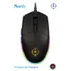 North Combat RGB Kablolu Oyuncu Mouse (KDO)