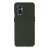 One Plus 9 Pro Kılıf Nano İçi Kadife Silikon - Koyu Yeşil
