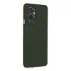 One Plus 9 Pro Kılıf Nano İçi Kadife Silikon - Koyu Yeşil