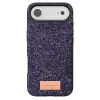 Onegif Apple İphone 17 Air Bright Simli Kapak - Derin Mor