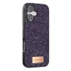 Onegif  İphone 17 Bright Simli Kapak - Derin Mor