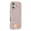 Onegif  İphone 17 Bright Simli Kapak - Pembe