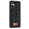 Onegif Samsung Galaxy S25 Plus Bright Simli Kapak - Siyah