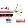 Onli ON-0208 2x2x0,80mm J-Y(st)Y...Lg CCA 100 metre Yangın Alarm Kablosu
