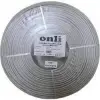 Onli ON-5002 2+1 PE 1x0,50 mini Coax 2x0,50mm 100 metre Dış Ortam CCA Kamera Kablosu