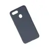 Oppo A12 Kılıf Nano İçi Kadife Silikon - Gri