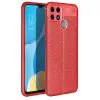 Oppo A15 Kılıf Auto Focus Kapak - Kırmızı
