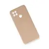 Oppo A15 Kılıf Nano İçi Kadife Silikon - Pudra