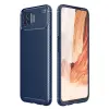 Oppo A73 Kılıf Auto Focus Karbon Kapak - Lacivert