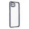 Oppo A73 Kılıf Miami Şeffaf Silikon - Gri
