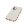 Oppo A74 4g Kılıf Volet Silikon - Beyaz