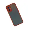 Oppo A96 Kılıf Montreal Silikon Kapak - Kırmızı