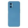 Oppo A96 Kılıf Nano İçi Kadife Silikon - Mavi