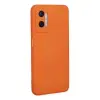 Oppo A96 Kılıf Nano İçi Kadife Silikon - Turuncu