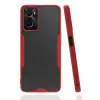 Oppo A96 Kılıf Platin Silikon - Kırmızı