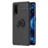 Oppo Find X2 Kılıf Range Yüzüklü Silikon - Siyah