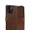 Oppo Reno 14f Trend S Plus Kapaklı Kılıf - Taba