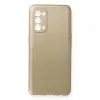 Oppo Reno 5 Kılıf First Silikon - Gold