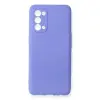 Oppo Reno 5 Kılıf First Silikon - Lila