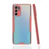 Oppo Reno 6 Kılıf Platin Silikon - Pembe